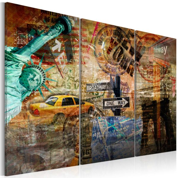 Tableau - L'essence de New York fait partie des tableaux murales de la collection de worldofwomen découvrez ce magnifique tableau exclusif chez nous