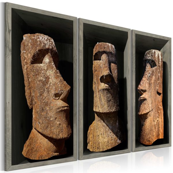 Tableau - Moai (Easter Island) fait partie des tableaux murales de la collection de worldofwomen découvrez ce magnifique tableau exclusif chez nous
