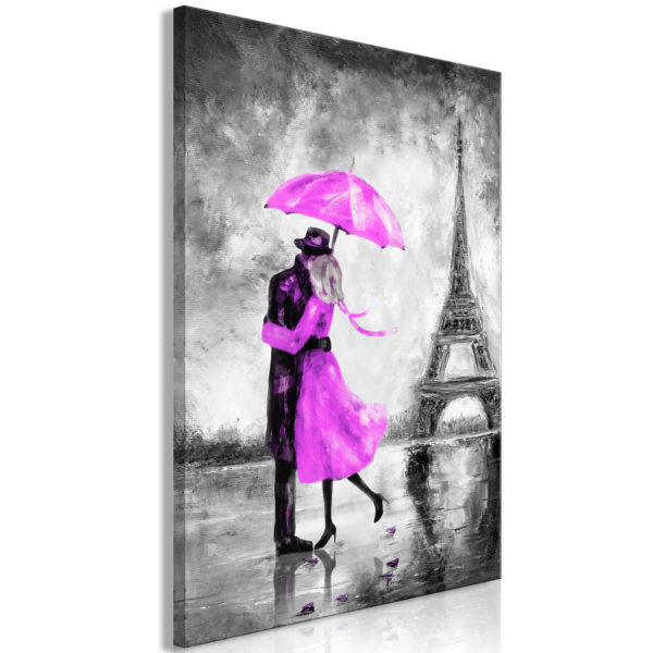 Tableau - Paris Fog (1 Part) Vertical Pink fait partie des tableaux murales de la collection de worldofwomen découvrez ce magnifique tableau exclusif chez nous