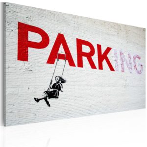 Tableau - Parking (Banksy) fait partie des tableaux murales de la collection de worldofwomen découvrez ce magnifique tableau exclusif chez nous