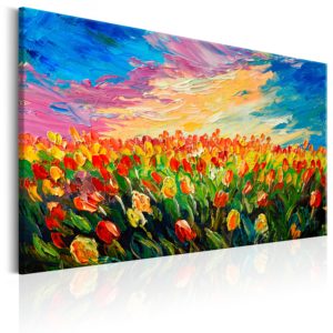 Tableau - Sea of Tulips fait partie des tableaux murales de la collection de worldofwomen découvrez ce magnifique tableau exclusif chez nous