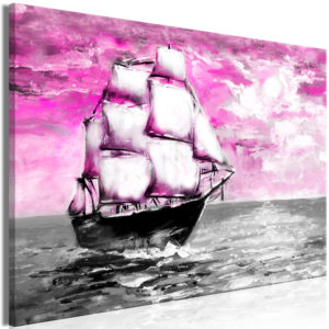 Tableau - Spring Cruise (1 Part) Wide Pink fait partie des tableaux murales de la collection de worldofwomen découvrez ce magnifique tableau exclusif chez nous