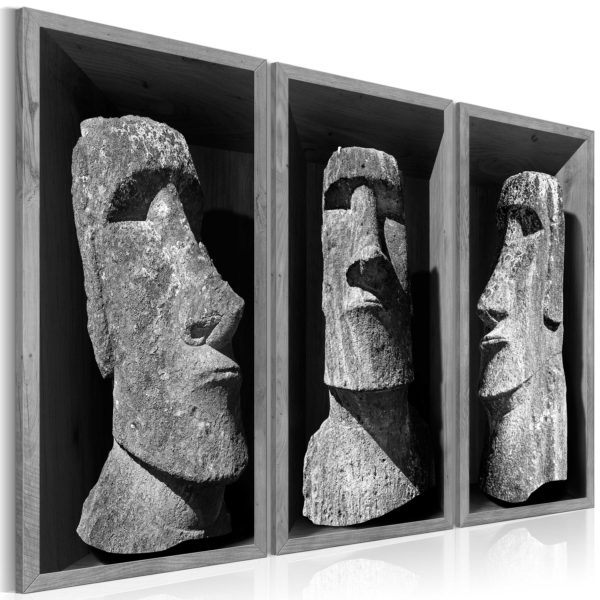 Tableau - The Mystery of Easter Island fait partie des tableaux murales de la collection de worldofwomen découvrez ce magnifique tableau exclusif chez nous
