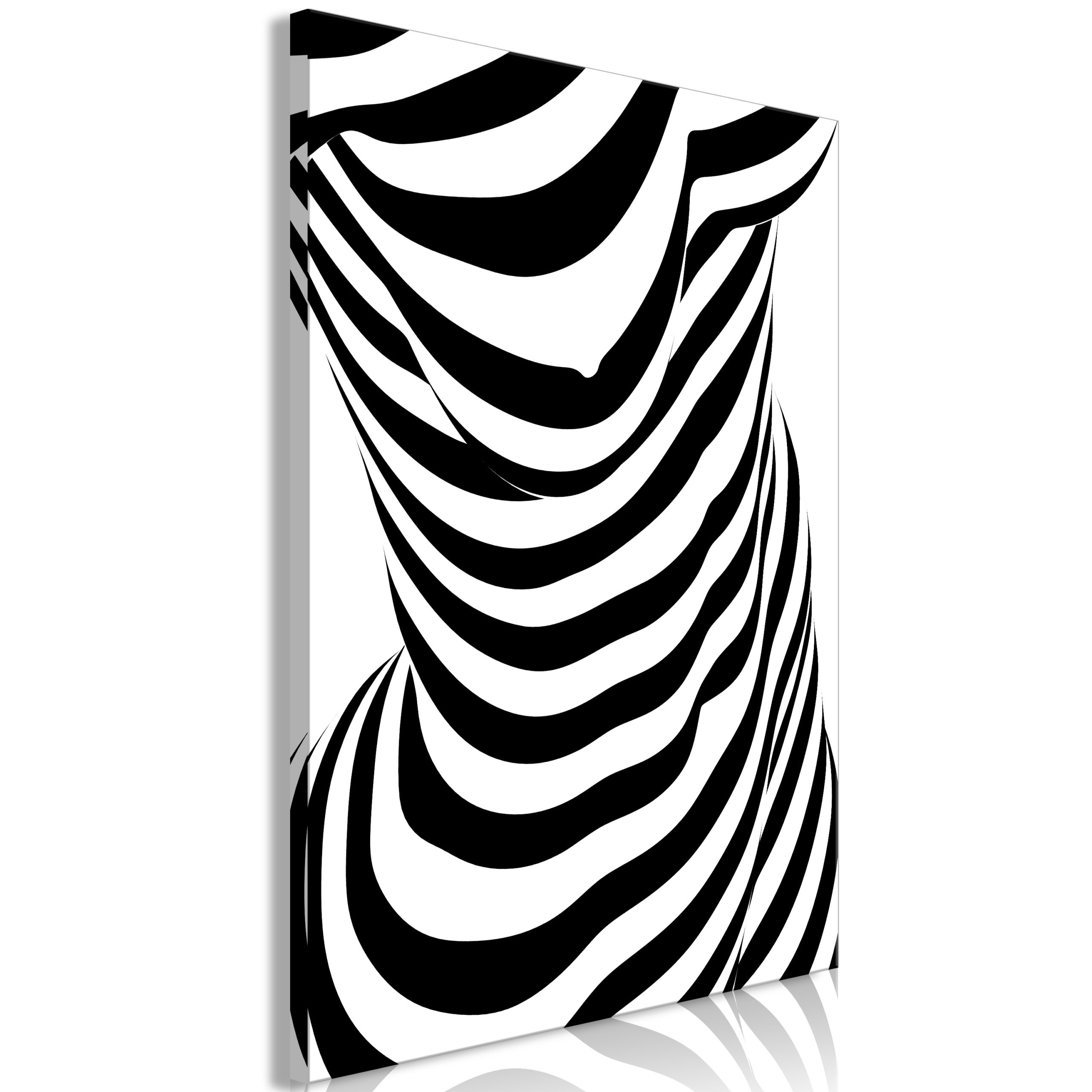 Déco murale : Tableau - Zebra Woman (1 Part) Vertical - Wow Décoration