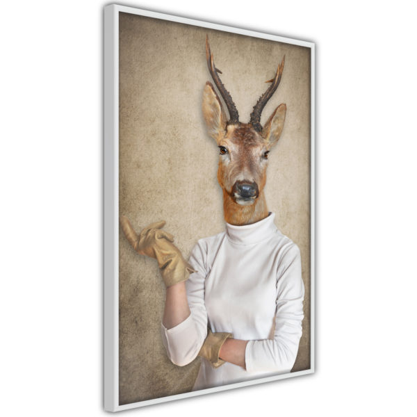 Apportez une nouvelle douche déco avec le Poster et affiche - Animal Alter Ego: Capreolus