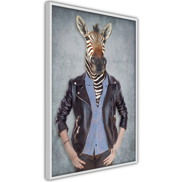 Apportez une nouvelle douche déco avec le Poster et affiche - Animal Alter Ego: Zebra