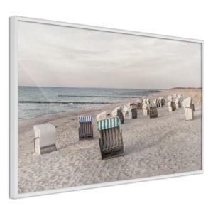 Apportez une nouvelle douche déco avec le Poster et affiche - Baltic Beach Chairs