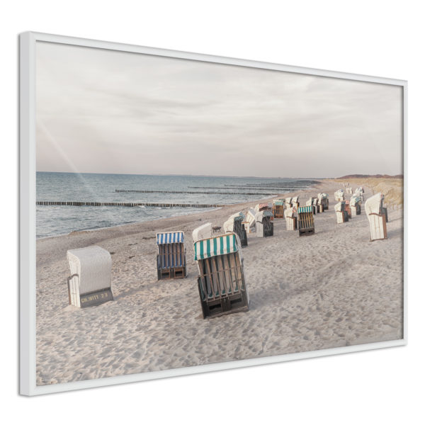 Apportez une nouvelle douche déco avec le Poster et affiche - Baltic Beach Chairs