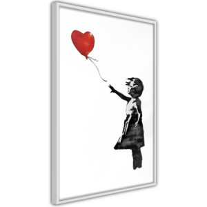 Apportez une nouvelle douche déco avec le Poster et affiche - Banksy: Girl with Balloon II