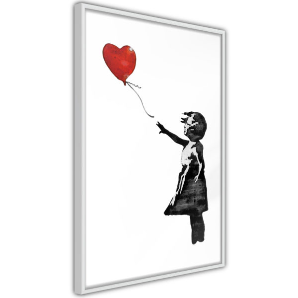 Apportez une nouvelle douche déco avec le Poster et affiche - Banksy: Girl with Balloon II