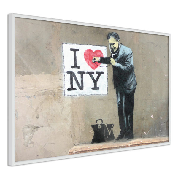Apportez une nouvelle douche déco avec le Poster et affiche - Banksy: I Heart NY