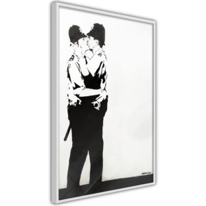 Apportez une nouvelle douche déco avec le Poster et affiche - Banksy: Kissing Coppers II