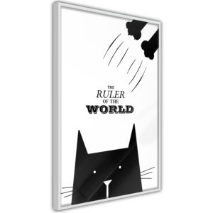 Apportez une nouvelle douche déco avec le Poster et affiche - Bossy Cat