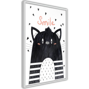 Apportez une nouvelle douche déco avec le Poster et affiche - Cheerful Kitten