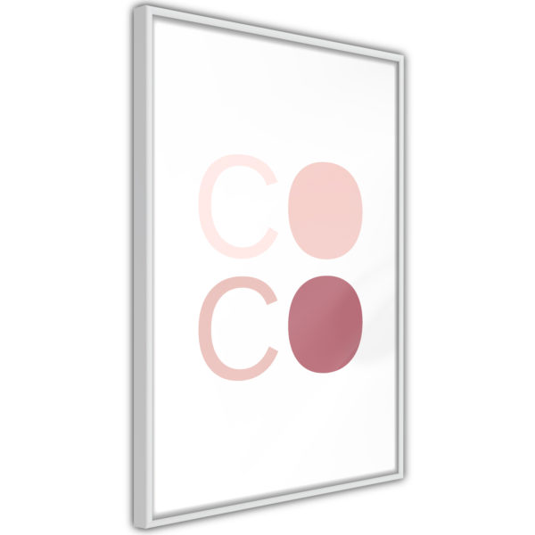 Apportez une nouvelle douche déco avec le Poster et affiche - Different Shades of Coco