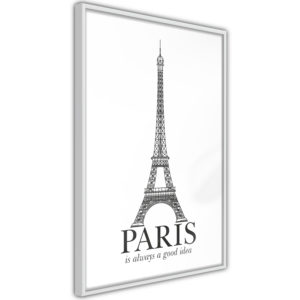 Apportez une nouvelle douche déco avec le Poster et affiche - Eiffel Tower
