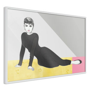 Apportez une nouvelle douche déco avec le Poster et affiche - Elegant Audrey
