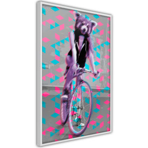 Apportez une nouvelle douche déco avec le Poster et affiche - Extraordinary Cyclist
