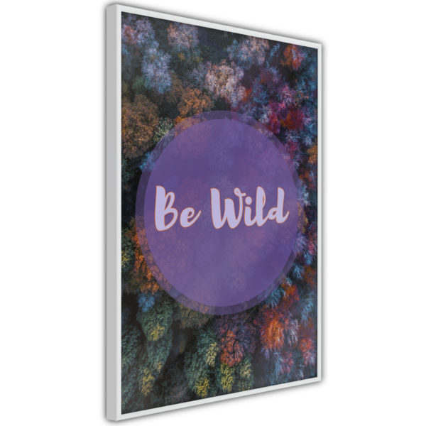 Apportez une nouvelle douche déco avec le Poster et affiche - Find Wildness in Yourself