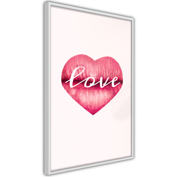 Apportez une nouvelle douche déco avec le Poster et affiche - Kiss of Love