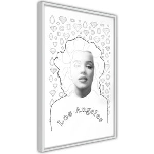 Apportez une nouvelle douche déco avec le Poster et affiche - Marilyn in Los Angeles