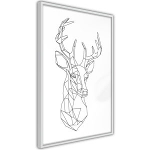 Apportez une nouvelle douche déco avec le Poster et affiche - Minimalist Deer