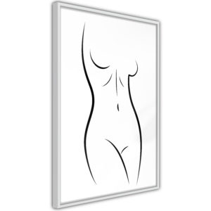 Apportez une nouvelle douche déco avec le Poster et affiche - Minimalist Nude