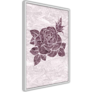 Apportez une nouvelle douche déco avec le Poster et affiche - Monochromatic Rose