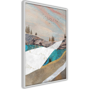 Apportez une nouvelle douche déco avec le Poster et affiche - Painted Landscape