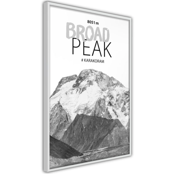Apportez une nouvelle douche déco avec le Poster et affiche - Peaks of the World: Broad Peak