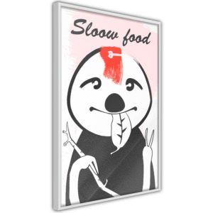 Apportez une nouvelle douche déco avec le Poster et affiche - Sloth's Favourite Food