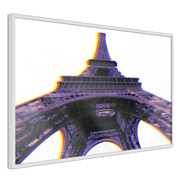 Apportez une nouvelle douche déco avec le Poster et affiche - Symbol of Paris (Purple)