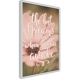 Apportez une nouvelle douche déco avec le Poster et affiche - The Best Dreams