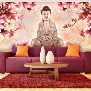 Papier peint XXL - Bouddha et magnolia