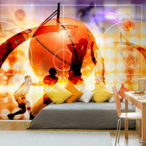 Papier peint adhésif - Basketball