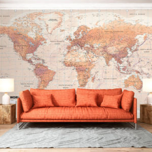 Papier peint adhésif - Orange World