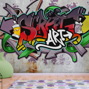 Papier peint adhésif - Street Classic (Reggae Colours)
