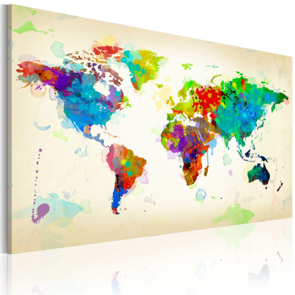 Tableau décoratif : All colors of the World en hq