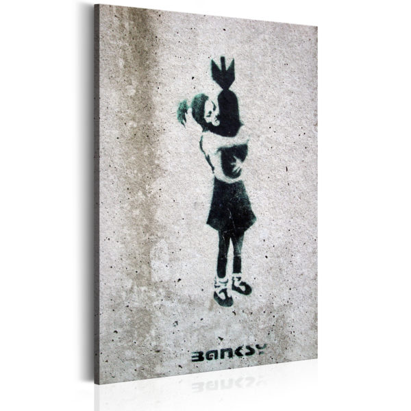 Tableau décoratif : Bomb Hugger by Banksy en hq