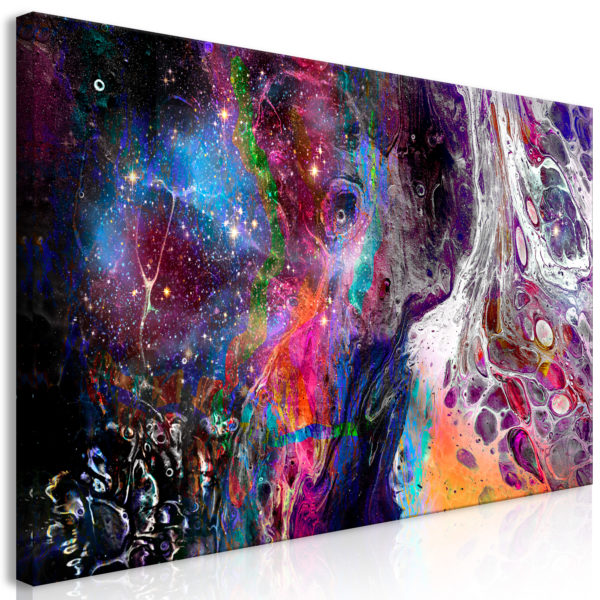 Tableau décoratif : Colourful Galaxy (1 Part) Wide en hq