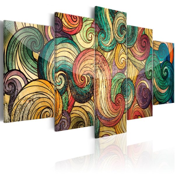 Tableau décoratif : Colourful Waves en hq