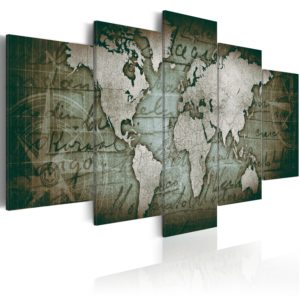 Tableau décoratif : Emerald Map en hq