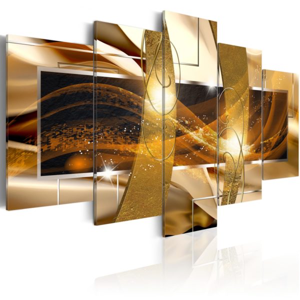 Tableau décoratif : Golden Lava en hq