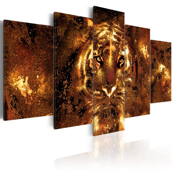 Tableau décoratif : Golden Tiger en hq