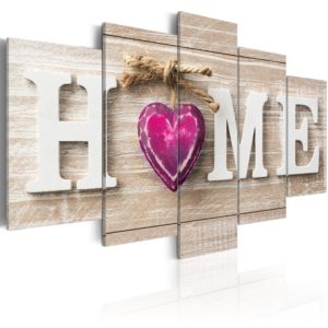 Tableau décoratif : Home: Pink Heart en hq