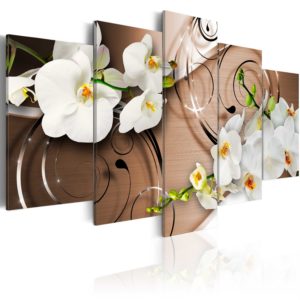 Tableau décoratif : Ivory orchids en hq