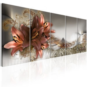 Tableau décoratif : Lilies and Abstraction en hq