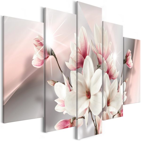 Tableau décoratif : Magnolia in Bloom (5 Parts) Wide en hq