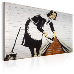 Tableau décoratif : Maid in London by Banksy en hq