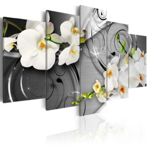 Tableau décoratif : Milky orchids en hq